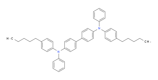 N4,N4'-bis(4-pentylphenyl)-N4,N4'-diphenyl-[1,1'-biphenyl]-4,4'-diamine