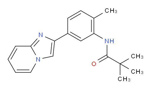 N-(5-(imidazo[1,2-a]pyridin-2-yl)-2-methylphenyl)pivalamide