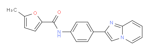 N-(4-(imidazo[1,2-a]pyridin-2-yl)phenyl)-5-methylfuran-2-carboxamide