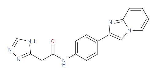 N-(4-(imidazo[1,2-a]pyridin-2-yl)phenyl)-2-(4H-1,2,4-triazol-3-yl)acetamide