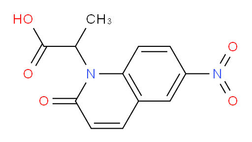 2-(6-nitro-2-oxoquinolin-1(2H)-yl)propanoic acid