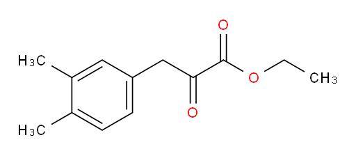 ethyl 3-(3,4-dimethylphenyl)-2-oxopropanoate