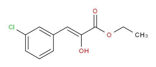 (Z)-ethyl 3-(3-chlorophenyl)-2-hydroxyacrylate