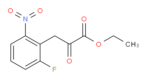 ethyl 3-(2-fluoro-6-nitrophenyl)-2-oxopropanoate
