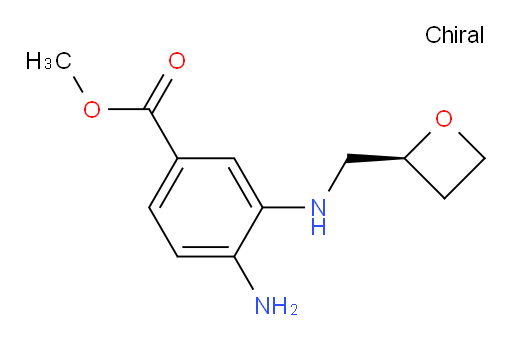 (S)-methyl 4-amino-3-((oxetan-2-ylmethyl)amino)benzoate