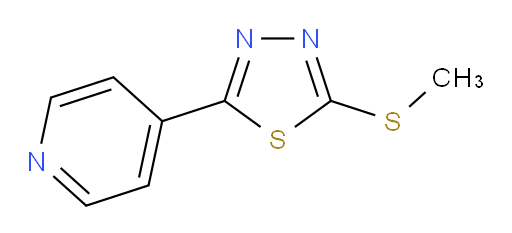 2-(methylthio)-5-(pyridin-4-yl)-1,3,4-thiadiazole