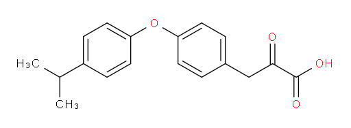 3-(4-(4-isopropylphenoxy)phenyl)-2-oxopropanoic acid