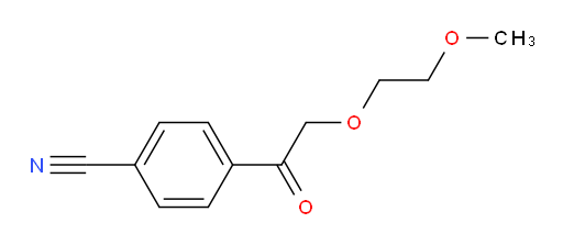 4-(2-(2-methoxyethoxy)acetyl)benzonitrile