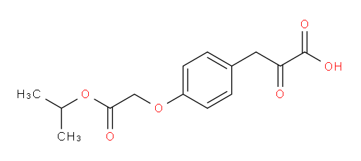 3-(4-(2-isopropoxy-2-oxoethoxy)phenyl)-2-oxopropanoic acid