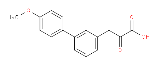 3-(4'-methoxy-[1,1'-biphenyl]-3-yl)-2-oxopropanoic acid