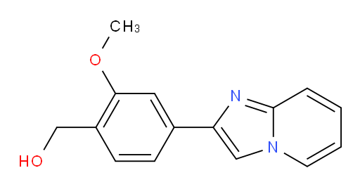 (4-(imidazo[1,2-a]pyridin-2-yl)-2-methoxyphenyl)methanol