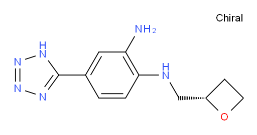 (S)-N1-(oxetan-2-ylmethyl)-4-(1H-tetrazol-5-yl)benzene-1,2-diamine