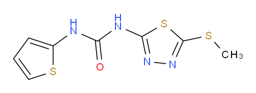 1-(5-(methylthio)-1,3,4-thiadiazol-2-yl)-3-(thiophen-2-yl)urea