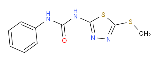 1-(5-(methylthio)-1,3,4-thiadiazol-2-yl)-3-phenylurea