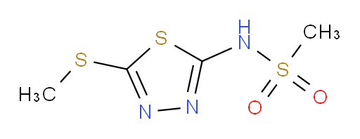 N-(5-(methylthio)-1,3,4-thiadiazol-2-yl)methanesulfonamide
