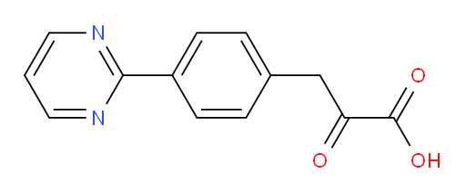2-oxo-3-(4-(pyrimidin-2-yl)phenyl)propanoic acid