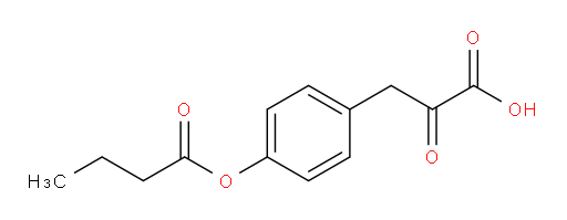 3-(4-(butyryloxy)phenyl)-2-oxopropanoic acid