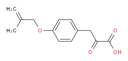 3-(4-((2-methylallyl)oxy)phenyl)-2-oxopropanoic acid