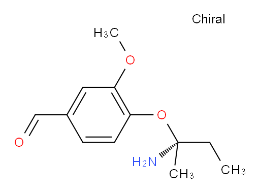 (R)-4-((2-aminobutan-2-yl)oxy)-3-methoxybenzaldehyde