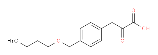 3-(4-(butoxymethyl)phenyl)-2-oxopropanoic acid