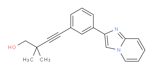 4-(3-(imidazo[1,2-a]pyridin-2-yl)phenyl)-2,2-dimethylbut-3-yn-1-ol