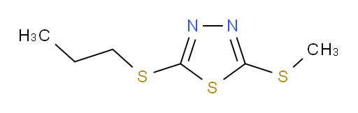 2-(methylthio)-5-(propylthio)-1,3,4-thiadiazole
