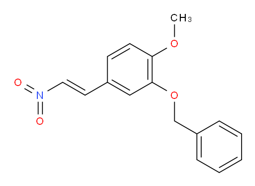 (E)-2-(benzyloxy)-1-methoxy-4-(2-nitrovinyl)benzene