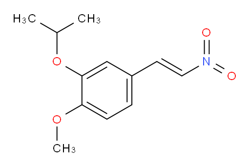 (E)-2-isopropoxy-1-methoxy-4-(2-nitrovinyl)benzene