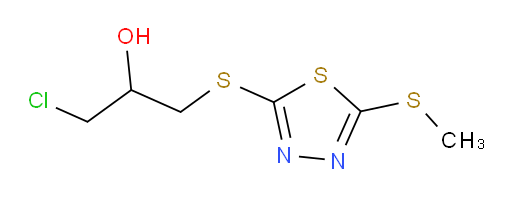 1-chloro-3-((5-(methylthio)-1,3,4-thiadiazol-2-yl)thio)propan-2-ol