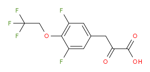 3-(3,5-difluoro-4-(2,2,2-trifluoroethoxy)phenyl)-2-oxopropanoic acid