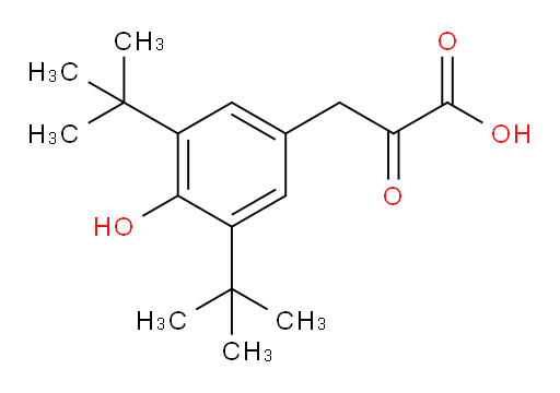 3-(3,5-di-tert-butyl-4-hydroxyphenyl)-2-oxopropanoic acid