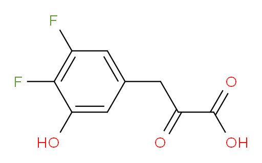 3-(3,4-difluoro-5-hydroxyphenyl)-2-oxopropanoic acid