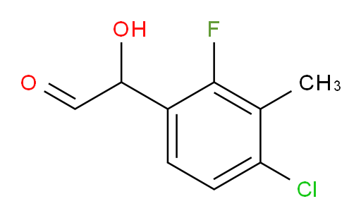 2-(4-chloro-2-fluoro-3-methylphenyl)-2-hydroxyacetaldehyde