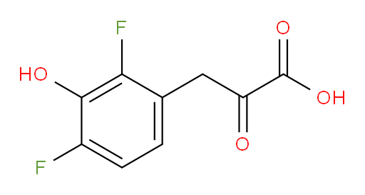 3-(2,4-difluoro-3-hydroxyphenyl)-2-oxopropanoic acid