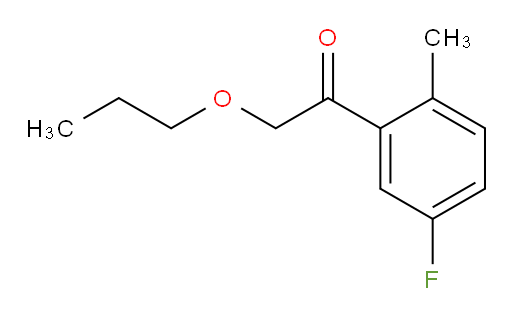 1-(5-fluoro-2-methylphenyl)-2-propoxyethanone