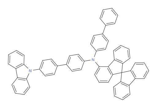 N-(4'-(9H-carbazol-9-yl)-[1,1'-biphenyl]-4-yl)-N-([1,1'-biphenyl]-4-yl)-9,9'-spirobi[fluoren]-4-amine