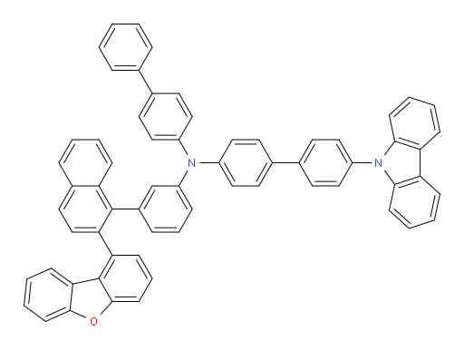 N-([1,1'-biphenyl]-4-yl)-4'-(9H-carbazol-9-yl)-N-(3-(2-(dibenzo[b,d]furan-1-yl)naphthalen-1-yl)phenyl)-[1,1'-biphenyl]-4-amine
