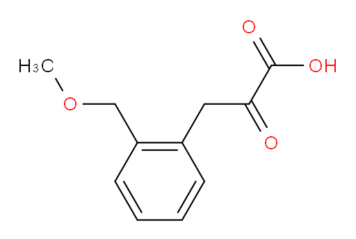 3-(2-(methoxymethyl)phenyl)-2-oxopropanoic acid