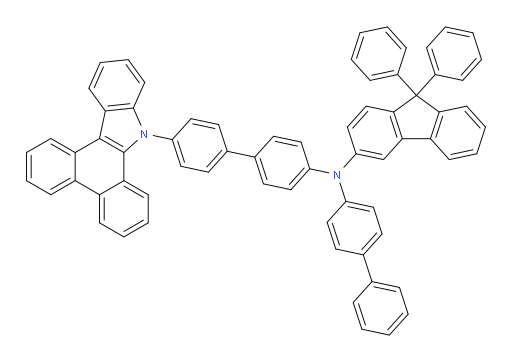 N-(4'-(9H-dibenzo[a,c]carbazol-9-yl)-[1,1'-biphenyl]-4-yl)-N-([1,1'-biphenyl]-4-yl)-9,9-diphenyl-9H-fluoren-3-amine