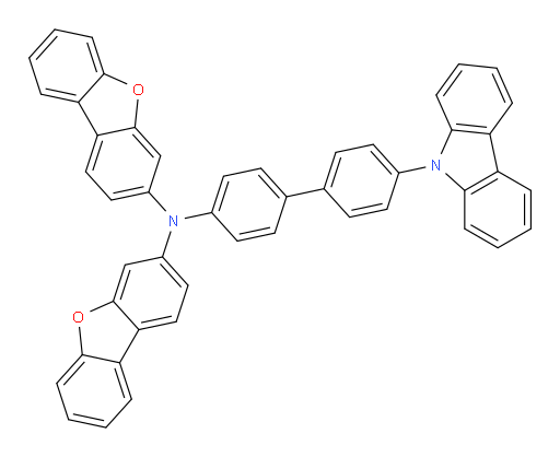 N-(4'-(9H-carbazol-9-yl)-[1,1'-biphenyl]-4-yl)-N-(dibenzo[b,d]furan-3-yl)dibenzo[b,d]furan-3-amine