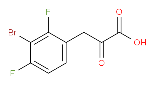 3-(3-bromo-2,4-difluorophenyl)-2-oxopropanoic acid
