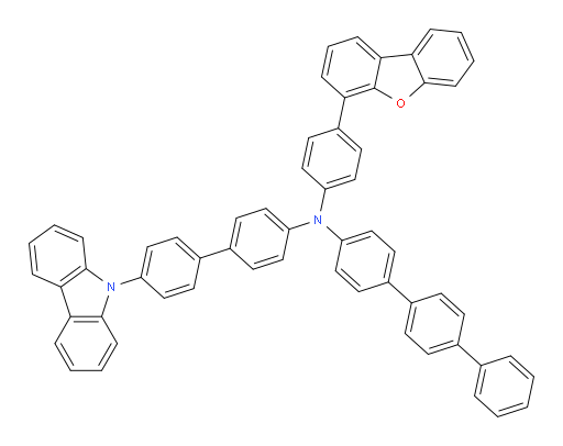 N-(4'-(9H-carbazol-9-yl)-[1,1'-biphenyl]-4-yl)-N-(4-(dibenzo[b,d]furan-4-yl)phenyl)-[1,1':4',1''-terphenyl]-4-amine