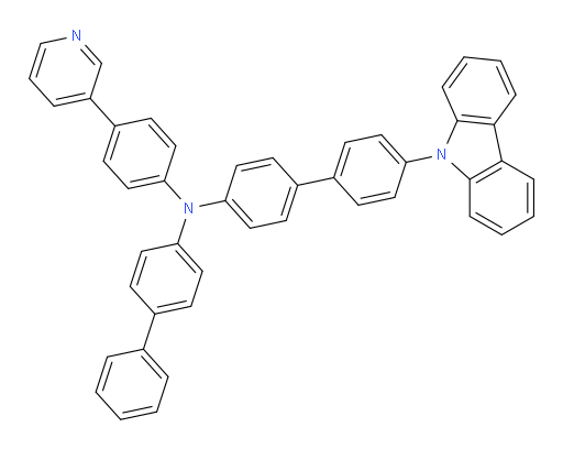 N-([1,1'-biphenyl]-4-yl)-4'-(9H-carbazol-9-yl)-N-(4-(pyridin-3-yl)phenyl)-[1,1'-biphenyl]-4-amine