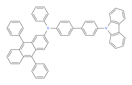 N-(4'-(9H-carbazol-9-yl)-[1,1'-biphenyl]-4-yl)-N,9,10-triphenylanthracen-2-amine