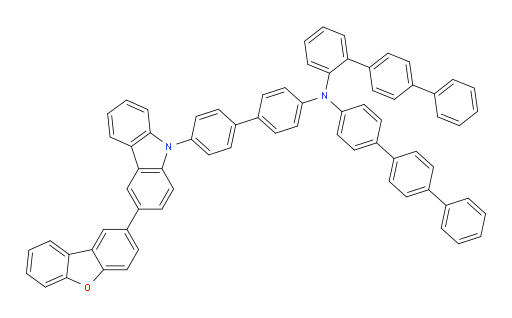 N-([1,1':4',1''-terphenyl]-4-yl)-N-(4'-(3-(dibenzo[b,d]furan-2-yl)-9H-carbazol-9-yl)-[1,1'-biphenyl]-4-yl)-[1,1':4',1''-terphenyl]-2-amine