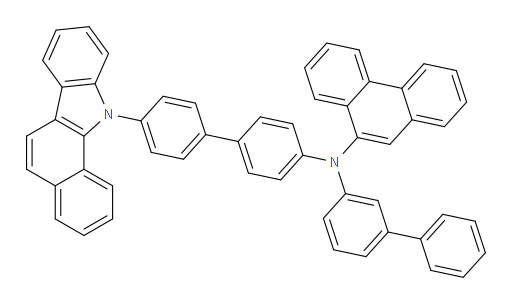 N-(4'-(11H-benzo[a]carbazol-11-yl)-[1,1'-biphenyl]-4-yl)-N-([1,1'-biphenyl]-3-yl)phenanthren-9-amine