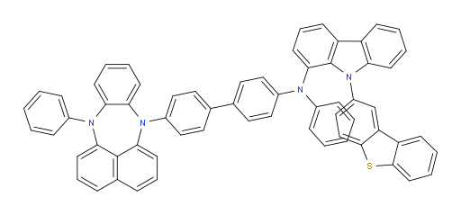9-(dibenzo[b,d]thiophen-2-yl)-N-phenyl-N-(4'-(12-phenylbenzo[b]naphtho[1,8-ef][1,4]diazepin-7(12H)-yl)-[1,1'-biphenyl]-4-yl)-9H-carbazol-1-amine