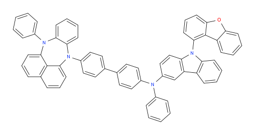 9-(dibenzo[b,d]furan-1-yl)-N-phenyl-N-(4'-(12-phenylbenzo[b]naphtho[1,8-ef][1,4]diazepin-7(12H)-yl)-[1,1'-biphenyl]-4-yl)-9H-carbazol-3-amine