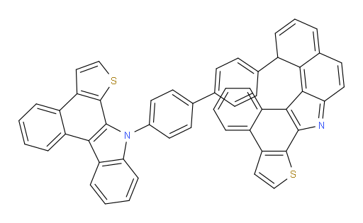 8-(4'-(12H-benzo[c]thieno[2,3-a]carbazol-12-yl)-[1,1'-biphenyl]-4-yl)-8H-dibenzo[c,g]thieno[2,3-a]carbazole