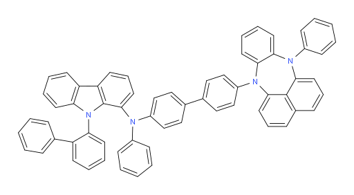 9-([1,1'-biphenyl]-2-yl)-N-phenyl-N-(4'-(12-phenylbenzo[b]naphtho[1,8-ef][1,4]diazepin-7(12H)-yl)-[1,1'-biphenyl]-4-yl)-9H-carbazol-1-amine